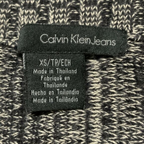 Calvin Klein Cardigan Sweater Jacket XS Womens Black Knit Open Front Long Sleeve - Picture 5 of 11